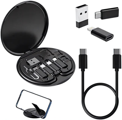 4-in-1 Cable Organizer & Phone Stand